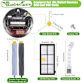 Pikkukuva 5 / 5: iRobot Roomba -imurin Serie 800 900 (850 860 861 865 866 870 871 875 876 880 886 890 891 895 896) Varusteet ja Suodattimet