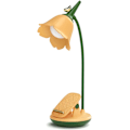 Miniatyrbillede 1 af 5: LED-skrivebordslampe, klemmelampe, trådløs bordlampe, justerbar svanehals, dæmpbar berøringsopladelig batteri, øjenvenligt nattelys til børn (gul)