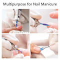 Miniatyrbild 4 av 5: Nagelborr set, diamant nagelborr set för nagelborr e-fil, salong hem nagelvårdsprodukter