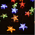 Miniatyrbild 1 av 3: Sun Star ljusslinga, solcellslampor för utomhusbruk, solcellslampor för utomhusbruk, vattentät (6 m 30 LED, flerfärgad)