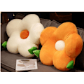Miniatyrbillede 2 af 4: Blomsterformet lændepude, kontor, klasseværelse, lang pude, polstret sæde, sofa, sengepude (17,7 tommer * 15,7 tommer, orange)