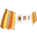 Miniatyrbild 2 av 5: Banner 1:a födelsedagsdekorationer Första resan till solen En högstolsbanner Första födelsedagsfestdekorationer för flickor pojkar