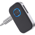 Miniatyrbillede 1 af 5: Bluetooth 5.0 bilmodtager, støjreduktion Bluetooth AUX-adapter, hjem stereo/kablet headset/håndfri opkald Bluetooth musikmodtager.