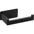 Miniatyrbillede 1 af 5: Toiletpapirholder Moderne Kvadratisk Stil Toiletpapirholder Vægmontering, SUS 304 Rustfrit Stål til Badeværelse, Køkken, Vaskerum (Sort)