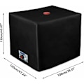 Miniatyrbild 2 av 4: Sommarrea IBC Tankskydd för 1000L IBC-behållare, 116 x 100 x 120 cm Vattentankskydd Anti-UV Anti-Regn (Svart).ca