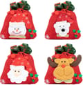 Julklappspåsar, Julklappspåsar med dragsko 3D Julklappspåse