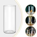 Glascylinder Vaser Glas Hydroponisk Vas Klar Ljushållare Blomvas för Bordsdekorationer Bröllopsinredning