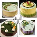 Miniatyrbild 4 av 6: 3 Pcs Grass Nozzles, Stainless Steel Icing Decorating Tips for Cupcakes, Cakes, and DIY Baking, 233 234 29