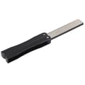 Double-sided Knife Sharpener Portable Foldable Non-slip Diamond Sharpening (Black)