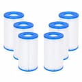 Miniatyrbillede 2 af 5: 6-pak poolfilterpatroner kompatible med Bestway III FD2138