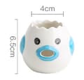 Miniatyrbild 2 av 6: Egg Separator, Ceramic Yolk Separator, Egg White Yolk Separator, Egg Extractor, Portable Kitchen Utensils for Baking Blue-tfrf Blue Blue
