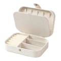 Miniatyrbild 1 av 5: Simple Premium Organizer Earring Necklace Ring Organizer Accessories Double Drawer Portable Boxes V2w1 White One size White One size White One size White One size