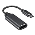 Pikkukuva 1 / 5: USB Type C - HDMI 4k -sovitin (Thunderbolt 3 -yhteensopiva) ääni- ja videolähdöllä Samsung Note 9/S9, Huawei Mate 20 jne. (musta)