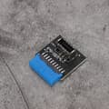 Miniatyrbild 4 av 6: Motherboard Expansion Card USB3.0 Front 19PIN to 3.1 TYPE C Front Type E Adapter 20 to 19PIN