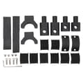 Light Bar Mounting Kit 30mm 360 Degree Rotating Light Bar Bracket ATV UTV Roll Bar Clamp Kit