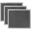 Miniatyrbillede 1 af 5: 3-pak 97007696 Erstatningsfilter til B-Roan - Emhættefilter 10,5 X 8,75 til køkken - Filter til emhætte med aluminiumsnet kulkombination