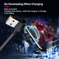 Miniatyrbilde 4 av 8: Kompatibel med iPhone, vinklet 90 graders ladekabel USB A til USB C / iPhone Lightning rød rød (TYPE-C) 2 meter röd (TYPE-C) 2 meter