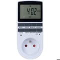 Miniatyrbild 3 av 4: 16A/3680W Digitalt programmerbart uttag, daglig/veckovis LCD-timer med slumpmässigt läge, 2-pack