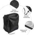 Miniatyrbild 3 av 6: Microscope Dust Cover, Waterproof 210D Oxford Fabric Protective Case for Laboratory Use, Full Size, Black
