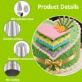 Miniatyrbild 3 av 6: 3 Pcs Grass Nozzles, Stainless Steel Icing Decorating Tips for Cupcakes, Cakes, and DIY Baking, 233 234 29