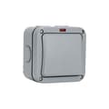 Miniatyrbild 1 av 5: Waterproof Outdoor Switch - Control Switch - Indicator Light - 20A - IP65 suitable for garden, workshop, balcony, grey
