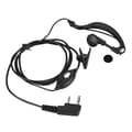 2-pin øreplugg PTT Walkie Talkie-headset ørekrok for toveisradio
