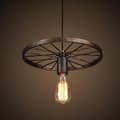 Miniatyrbillede 1 af 4: Vintage industriel pendellampe