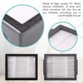Miniatyrbild 4 av 5: Robot Vacuum Cleaner Refill Kit, Dual Multi-Surface Rubber Brushes HEPA Filter Edge-Sweeping Brushes Front Wheel Replacement Parts