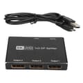 1x3 DisplayPort Splitter Triple MST SST Hub DP 1.4 Splitter för iOS-system för Windows-system för Android-system