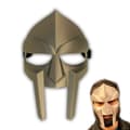 Cosplay Gladiator Halloween Festmaske Bronze L guld gold