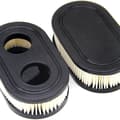 Miniatyrbilde 1 av 5: Stykker gressklipper luftfilter og tennplugg papir luftfilter gressklipper filter