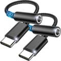 Miniatyrbilde 1 av 5: USB C til 3,5 mm hodetelefonkontaktadapter, USB Type C lydkontaktadapter med DAC, Type C til digitale lydhodetelefoner