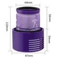 Miniatyrbillede 2 af 5: Erstatningsfilter til V10 SV12 Cyclone Absolute Animal Total Clean Støvsuger, Vaskbart HEPA-filter
