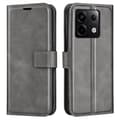 Slitesterkt lommeboketui i kunstskinn til Xiaomi Redmi Note 13 Pro 5G - Sølv/Grå