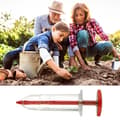 Mini frödispenser för sådd – Trädgårdsredskap för plantering (2-pack, Röd)