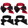4 stk. silke øyebind for søvn, øyemaske, slips til Valentinsdagsgave 150 cm