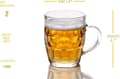 Miniatyrbild 2 av 5: 1 Pint Ölsejdel med Gropar, 2-pack - Robust Brittiskt Pubglas med Handtag