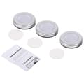 3pcs Wireless PIR Automatic Motion Sensor Night Light 6 LED Round Body Battery Powered Lamp