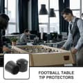 Miniatyrbillede 4 af 5: 8 stk. bordfodbold sikkerhedsendestykker rørstangbeskyttere bordfodboldbord tipbeskyttelse