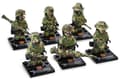 Military Building Blocks Doll 6pcs