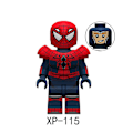 Miniatyrbild 4 av 4: 8pcs Spiderman Parallel Universe Movie Series Assembled Building Block Miniature Toy
