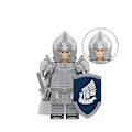 Miniatyrbild 4 av 4: 6pcs Medieval Soldier Series Knight's Pike Guard Small Particle Building Block Minifigure Toy
