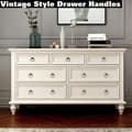 Miniatyrbild 3 av 4: 8pcs Vintage Cabinet Ring Knobs Round Antique Drawer Pulls Handle Bronze