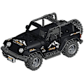 Miniatyrbild 4 av 4: Military Building Blocks Series Black Special Police And Off-road Vehicle Set Small Particles