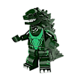 Miniatyrbillede 2 af 5: 6 stk. Godzilla Klodser