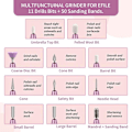 Miniatyrbild 2 av 4: Portable Electric Nail File Drill Manicure Pedicure Machine Set Kit Pink