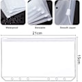 Miniatyrbild 2 av 4: A5 Size Binder Pockets, Plastic Binder 6 Holes Zip Folder