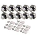 Miniatyrbild 1 av 3: 10pcs Push Button Cabinet Latch For Rv Camper Motorhome Caravan Doors