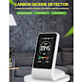 Miniatyrbild 2 av 5: Co2 Meter Indoor Air Quality Monitor, 3 In 1 Smart Co2 Detector, Temperature And Relative Humidity Detector, Co2 Sensor For Bedroom Car Office