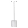 3-levels Brightness Led Table Lamp Touch Dimmable Usb Rechargeable Bar Night Light Cordless Modern Silver